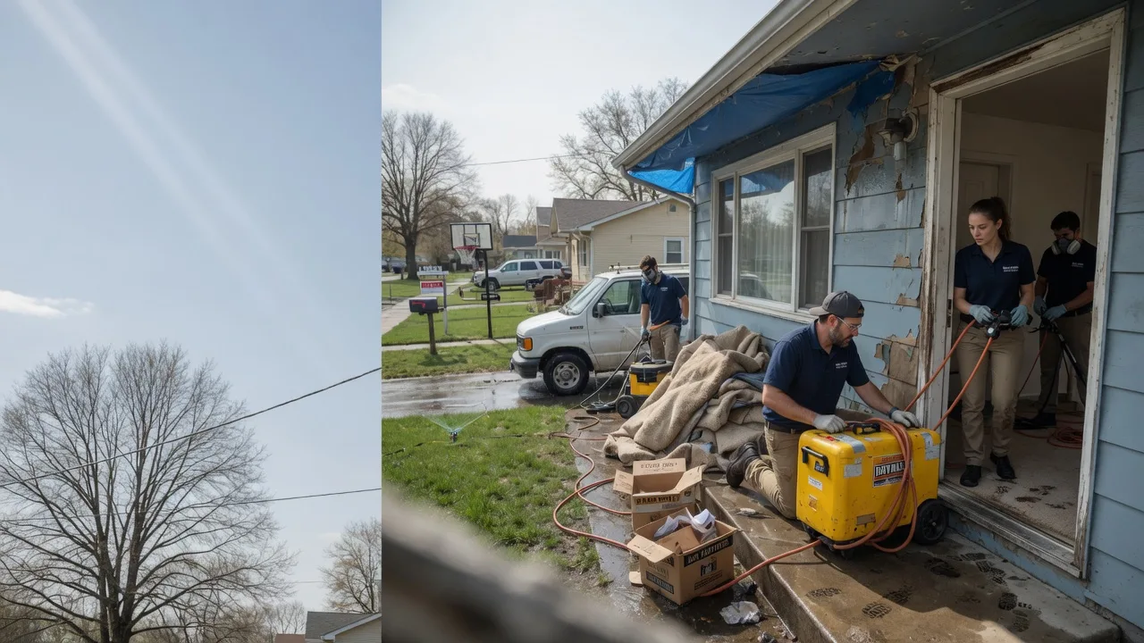 Basement Flood Cleanup in Wolf Lake, IL near me